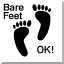 Bare Feet OK!