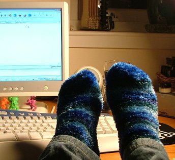 Lovely, fluffy muppet feet