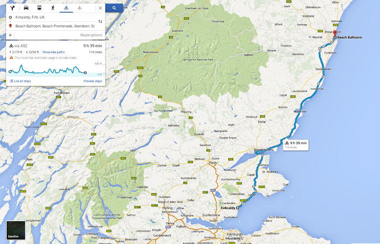Aberdeen Assault Route